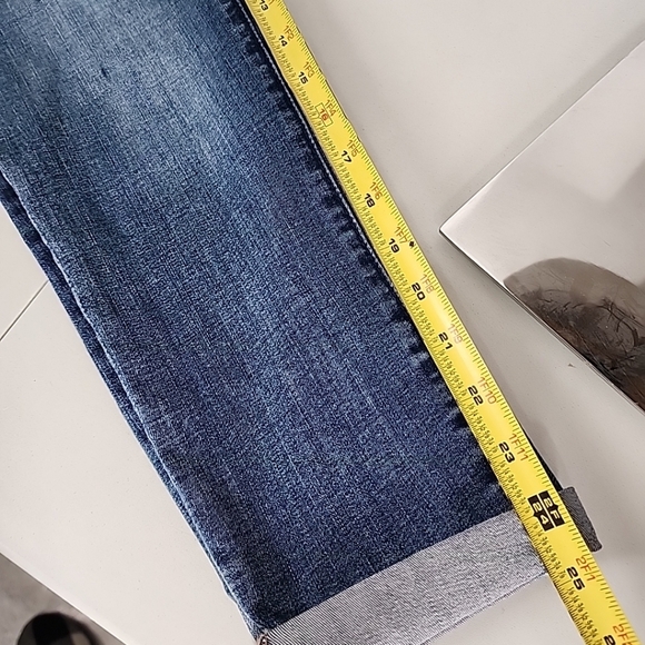 NEW Democracy Ab Solution Size 4 Slimming Pants Blue Ankle Skimmer Pants - Picture 10 of 11